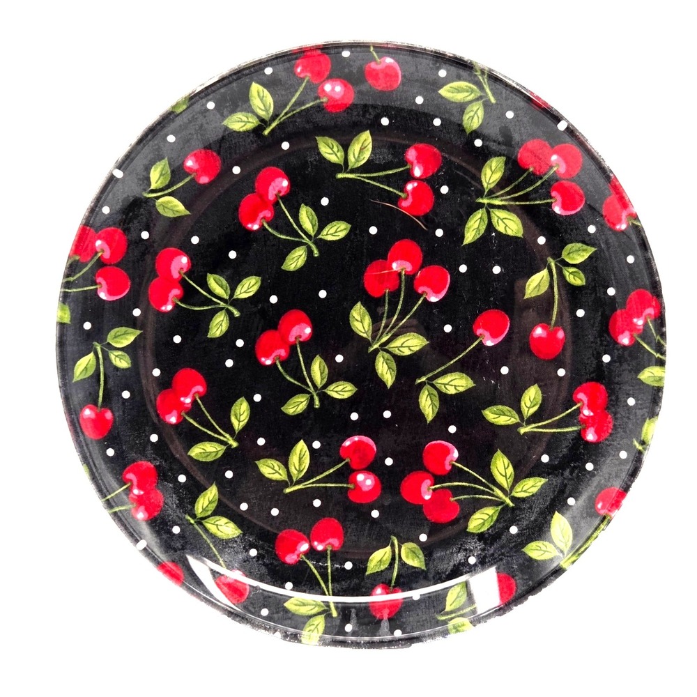 Sakura Cherries Pattern Dinner 10" Plate by Mary Engelbreit VINTAGE